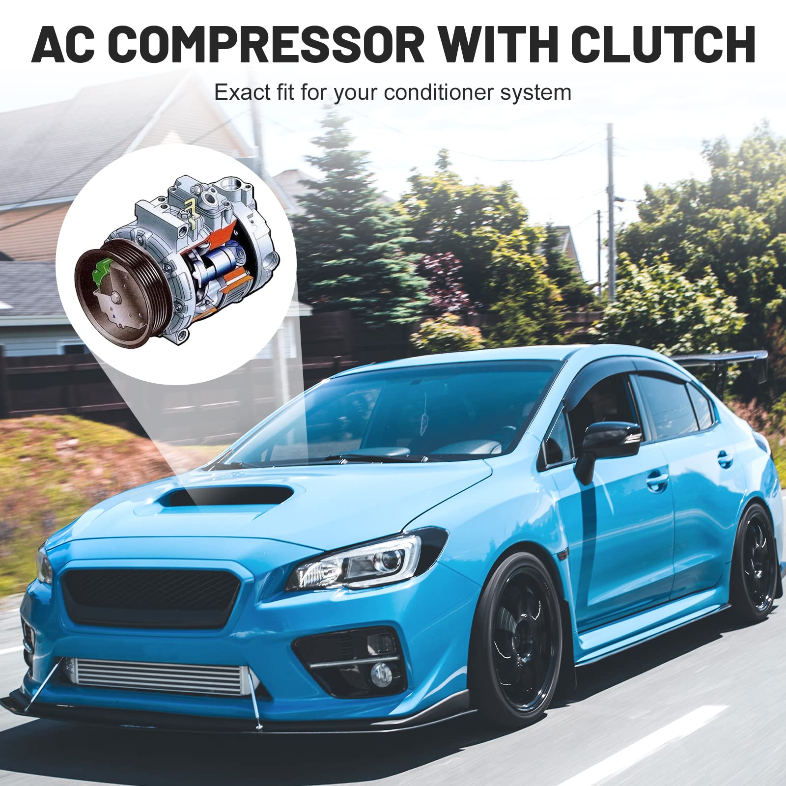 Condition photo showing New/Like New for ilonpa new ac air conditioning compressor with clutch and component kit for toyota camry l4 2012 201