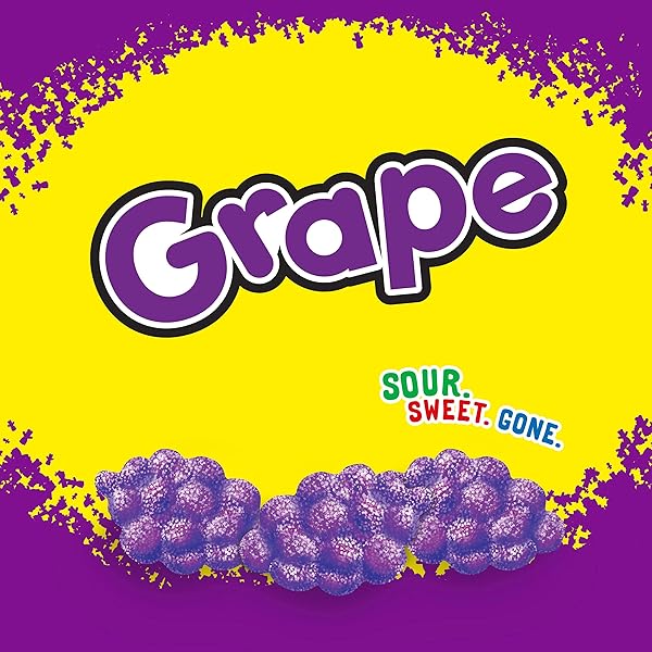 SOUR PATCH KIDS GRAPE SOFT & CHEWY CANDY, 8.02 OZ