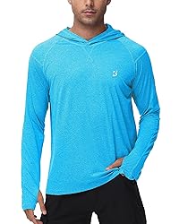Mens UPF 50+ Fishing Swim Shirt - Long Sleeve Sun