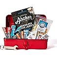 Man Crates Jerky Bites Tool Box – Unique Gift for Men – Includes 9 Beef and Pork Jerky Pieces Plus IPA Peanuts, and Wrench Bottle Opener – In A Delightfully Surprising Tool-Shaped Box with Tray
