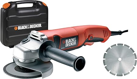Black And Decker Kg1200kd Qs Meuleuse Avec Mallette Et Disque Diamant De 125 Mm 1200 W 230 V Amazon Fr Bricolage
