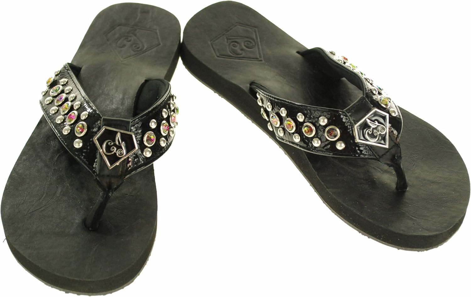 cowgirl jewels flip flops