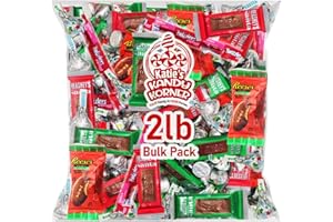 KATIE’S KANDY KORNER Christmas Chocolate Candy Variety Pack, 2lb Pack of Bulk Christmas Candy Individually Wrapped, Perfect Christmas Candies for Stocking Stuffers, Ideal Christmas Chocolates for Sharing with Loved Ones