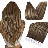 Full Shine Hair Extensions Real Human Hair Tape in