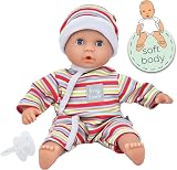 John Adams Tiny Tears Teeny Baby 30cm Soft Bodied Doll with 16 Sounds view 4