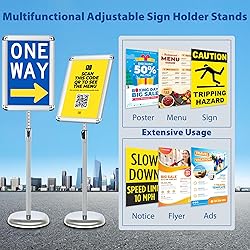 VAIIGO Sign Holder Stand 11x17 Inch - 6Packs Floor