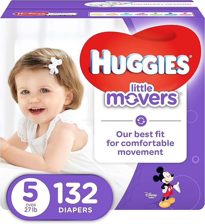 huggies little movers big pack size 5