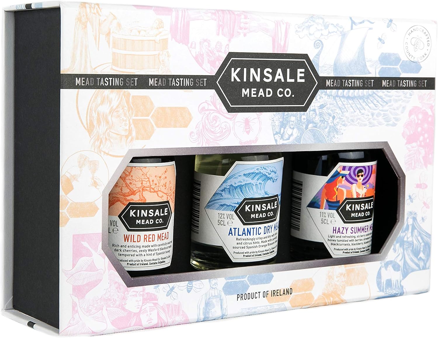 Kinsale Mead Gift Box, 3 x 5 cl Amazon.co.uk Grocery