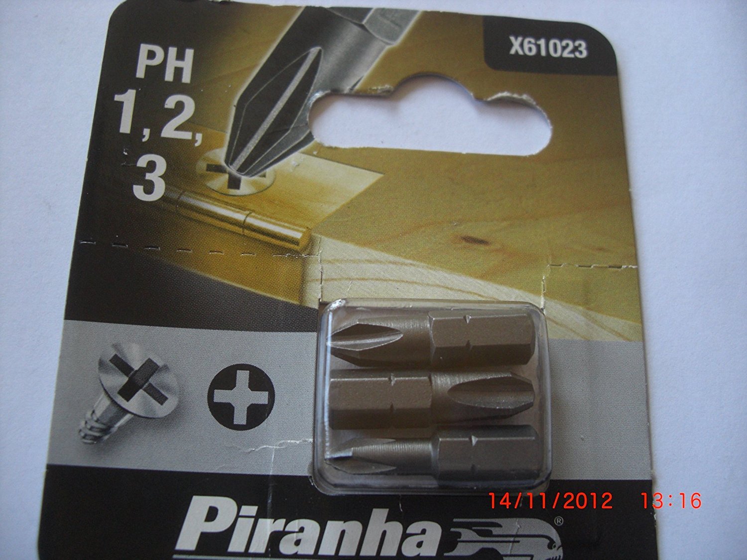 Piranha X61023-XJ PH1/ 2/ 3 25mm Bit Screwdriver