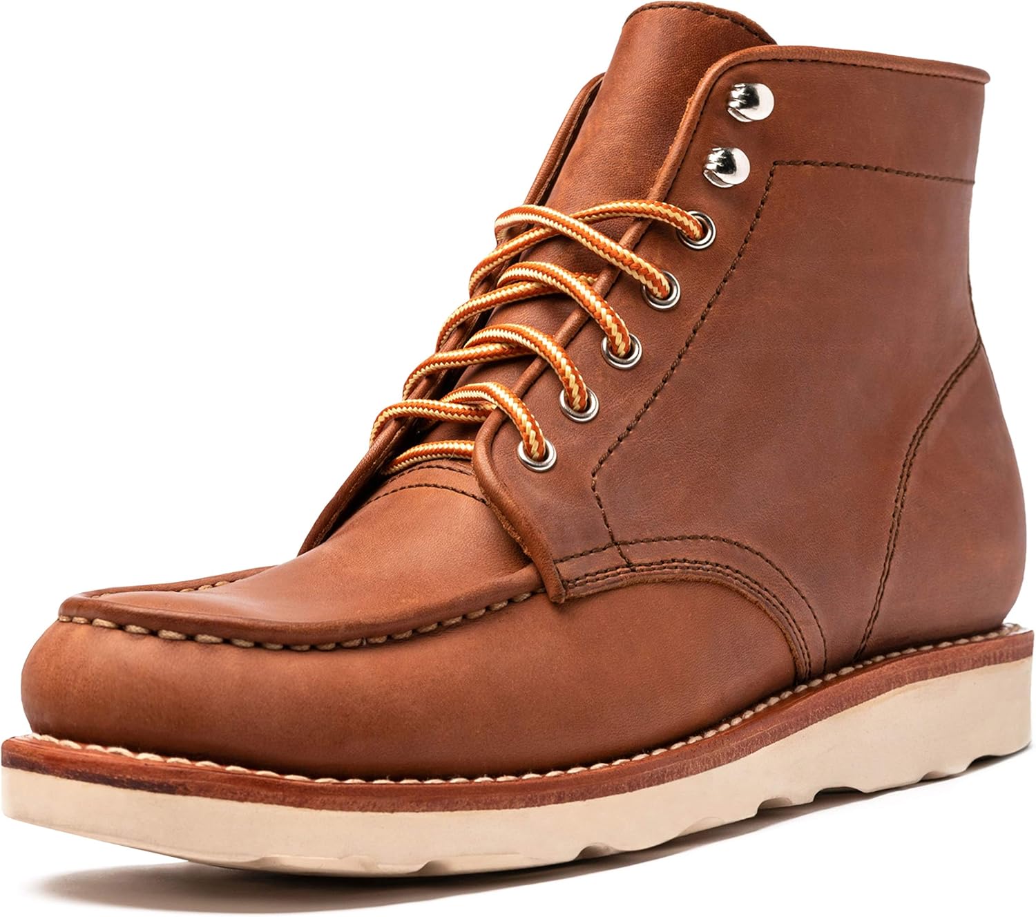 Thursday Boot Company Diplomat Bottes en cuir à bout mocassin pour homme, marron (Harvest), 42.5