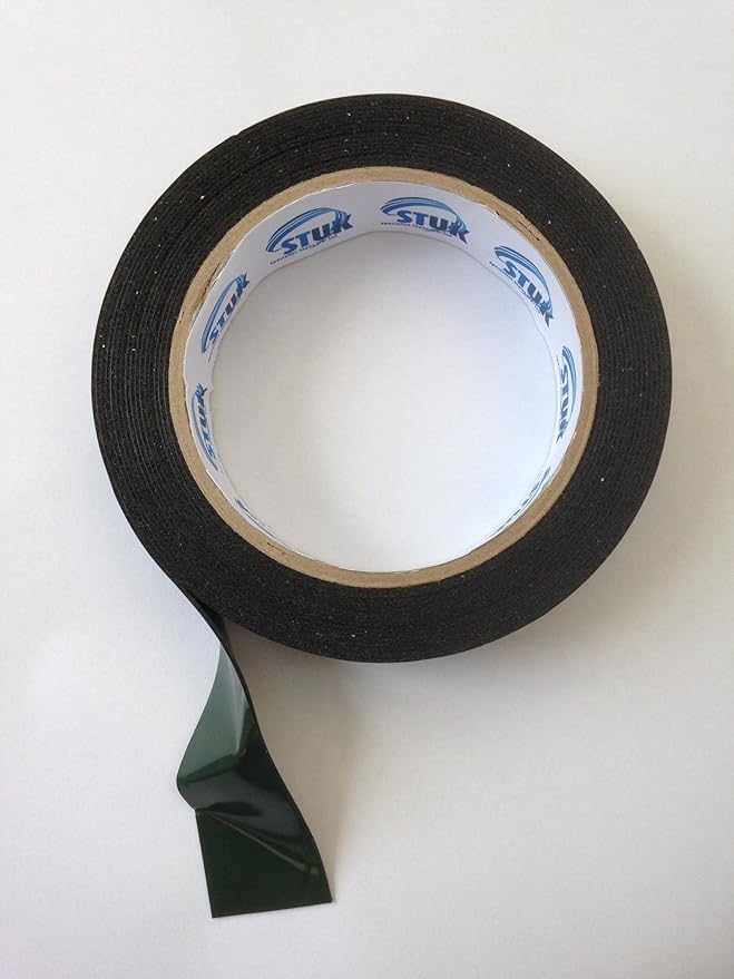 Black Double Sided Foam Tape 25mm x 4mtr Automotive Grade Number Plates