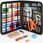 Sewing Kit for Adults,Maxfanay Needle and Thread Kit for Sewing,Professional Sewing Supplies Accessories with Tailor Scissors,43XL Thread,30 Needles,Yarn Snips and More for Travel Home Beginners