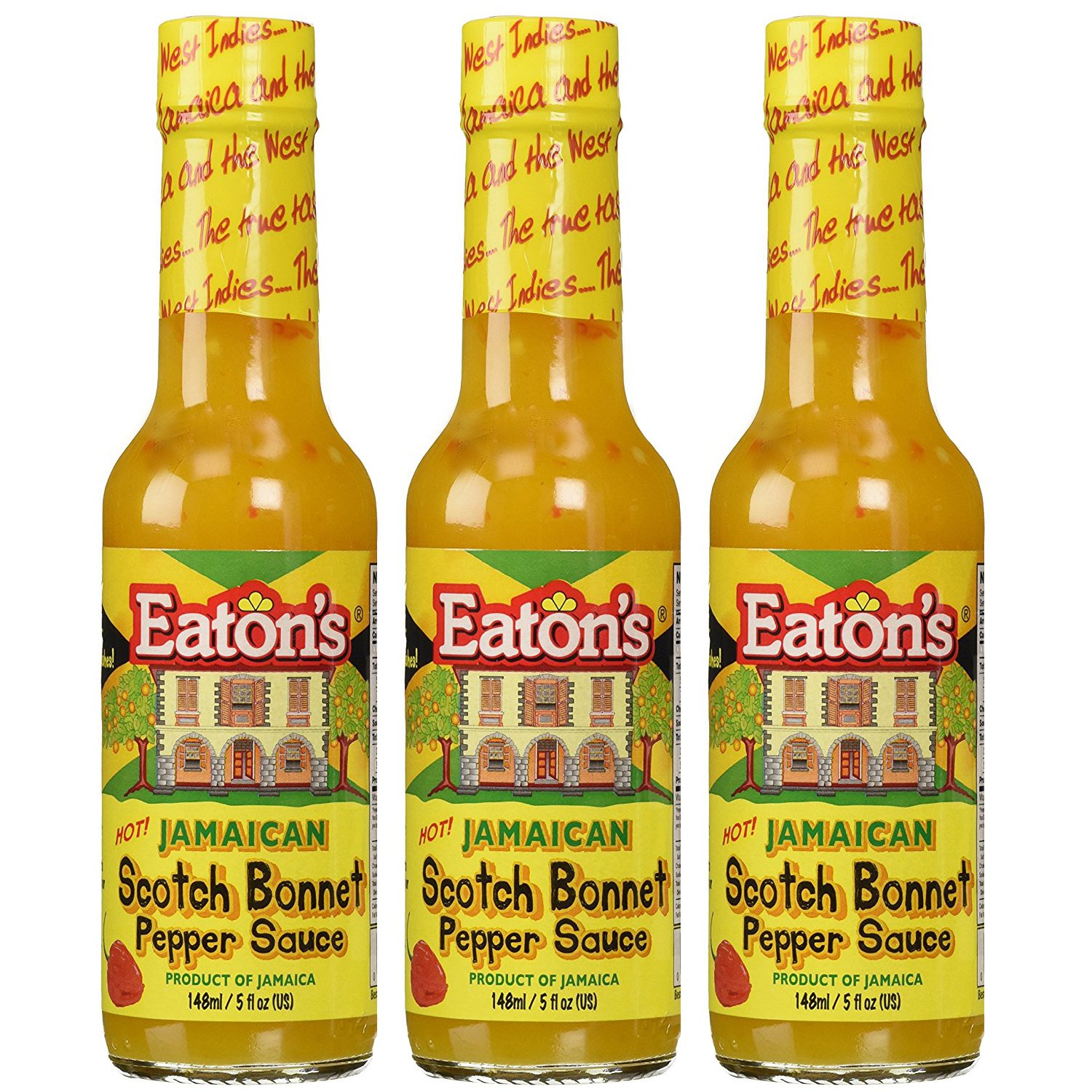 Eaton's Jamaican Scotch Pepper Sauce (3 Pack