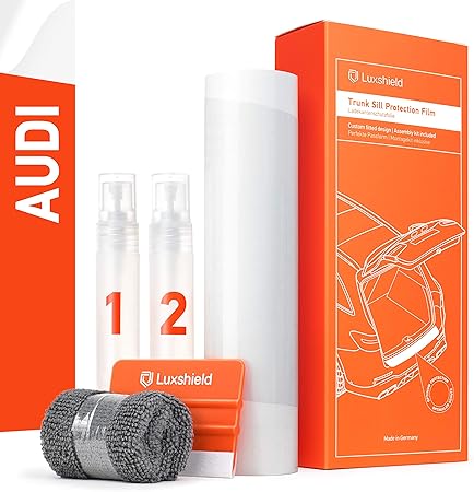 luxshield ladekantenschutz folie komplettset fur a6 avant c7 4g i 2011 2018 stossstangenschutz kratzschutz lackschutzfolie transparent glanzend selbstklebend amazon de auto motorrad