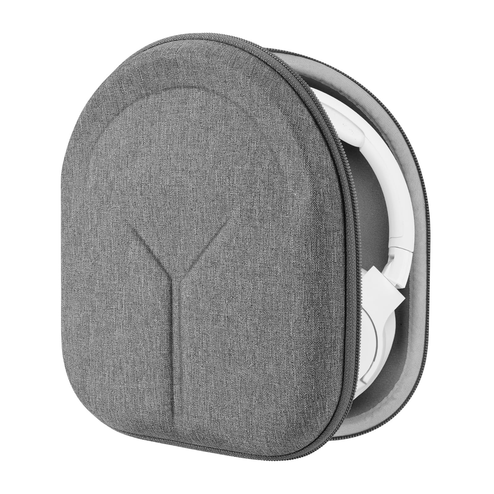 Geekria Shield Headphones Case Compatible with JBL TUNE 770NC/760NC/750NC/720BT, Live 770NC, Replacement Hard Shell Travel Carrying Bag with Cable Storage (Grey)