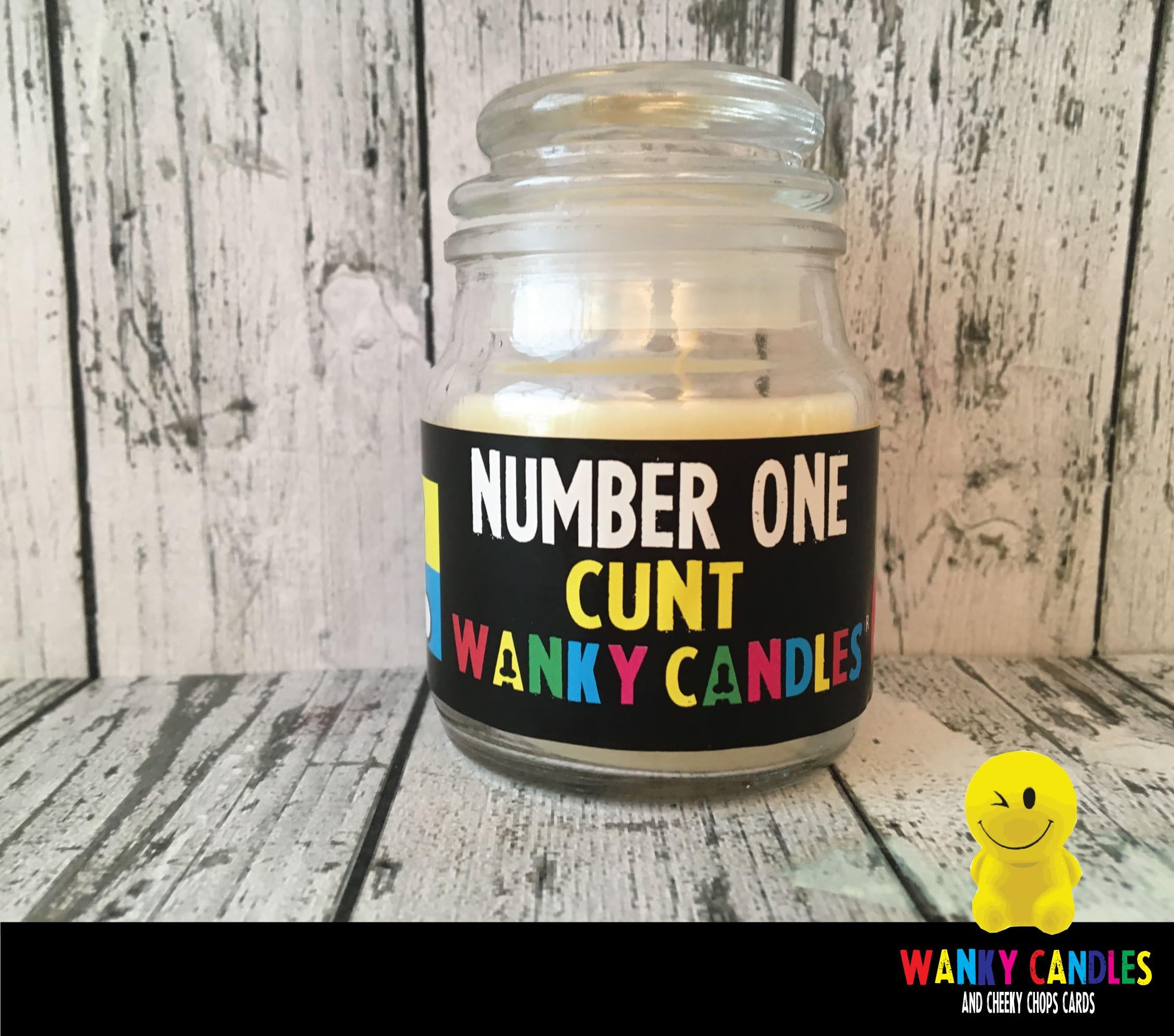 WANKY CANDLES Rude/Funny/Offensive/Humour/Novelty - Number one C**T