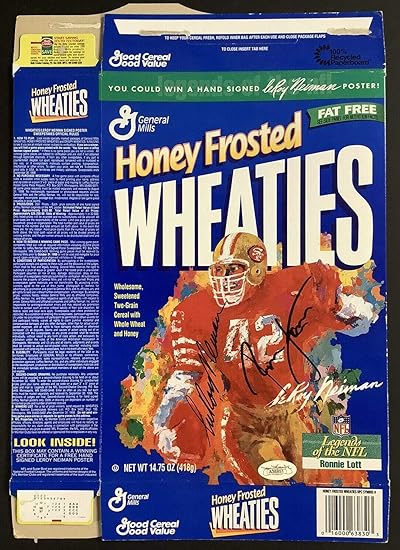 ronnie lott signed football