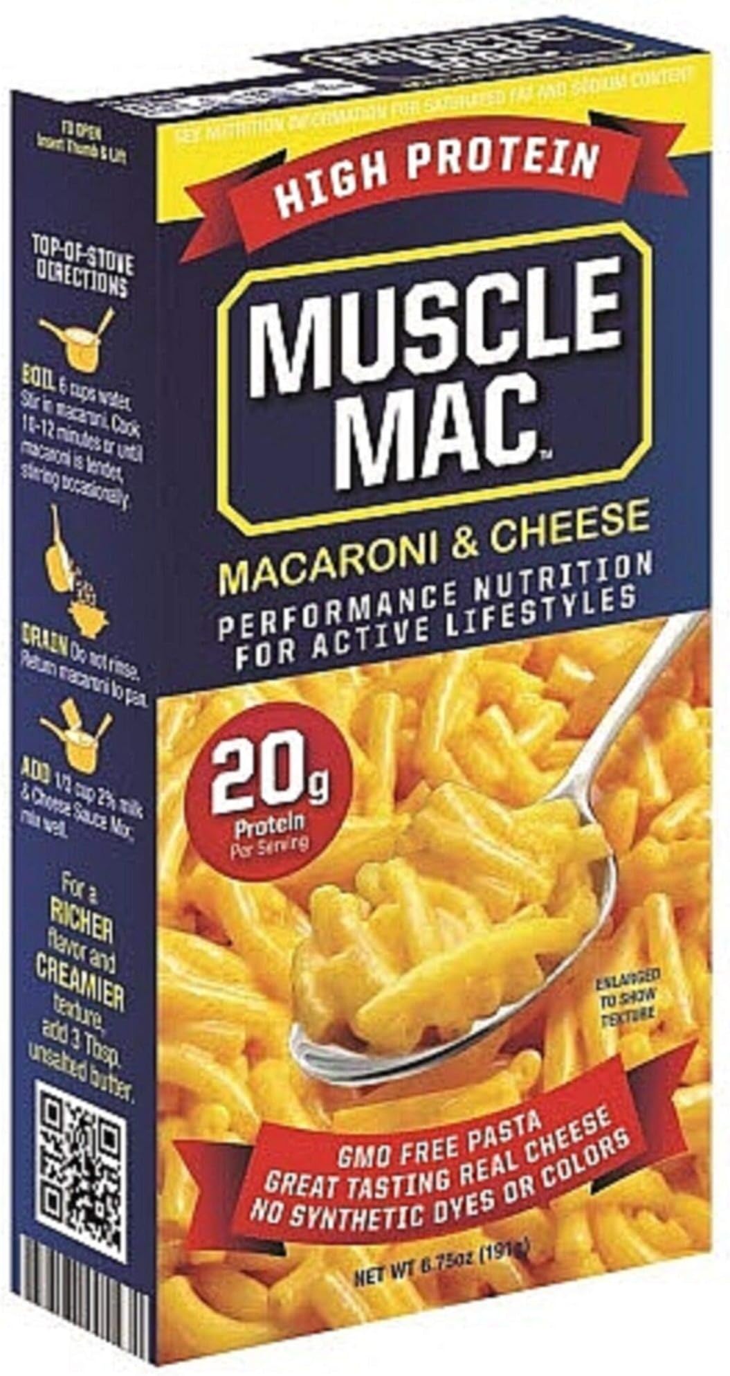 Muscle Mac - High Protein Macaroni & Cheese - 6.75 oz.