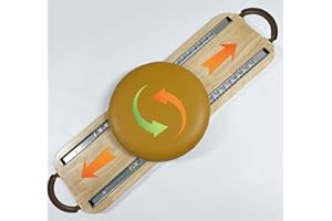 SVZIOOG FSA/HSA Eligible Transfer Board with Soft seat-Patient Slide Assist Device for Transferring Patient Elderly,and Disabled from Wheelchair to Bed,Toilet,Bathtub,Car(Yellow)