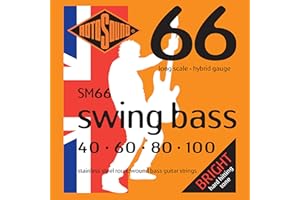 Rotosound SM66 Swing Bass 66 Stainless Steel Hybrid Bass Guitar Strings (40 60 80 100)