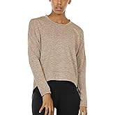 icyzone Workout Sweatshirts for Women - Women's Pullover Running Tops Long Sleeve Athletic Shirt