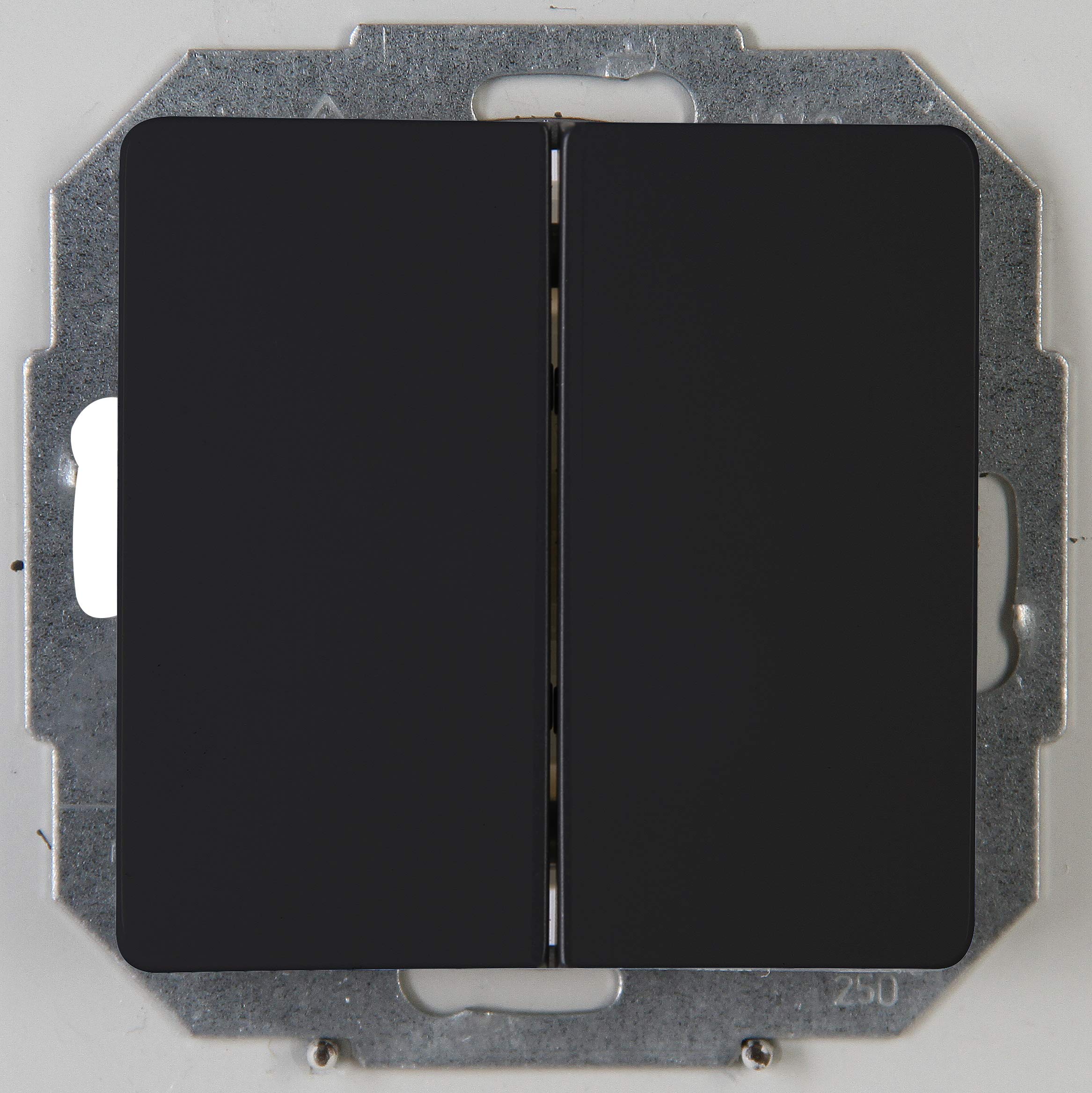 Kopp Paris 650350083 Toggle Switch Flush-Mounted Matt Black