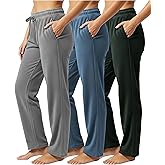 Andrew Scott Women's Ultra Soft Plush Lounge Pants | Cozy Polar-Fleece Pajama PJ Bottoms | Multi Packs
