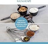 KitchenCraft Universal Measuring Spoon Set Teaspoons Tablespoons Black view 7