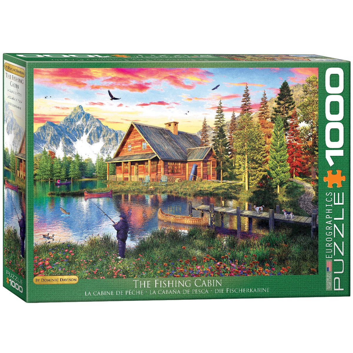 The Fishing Cabin by Dominic Davison 1000-Piece Puzzle