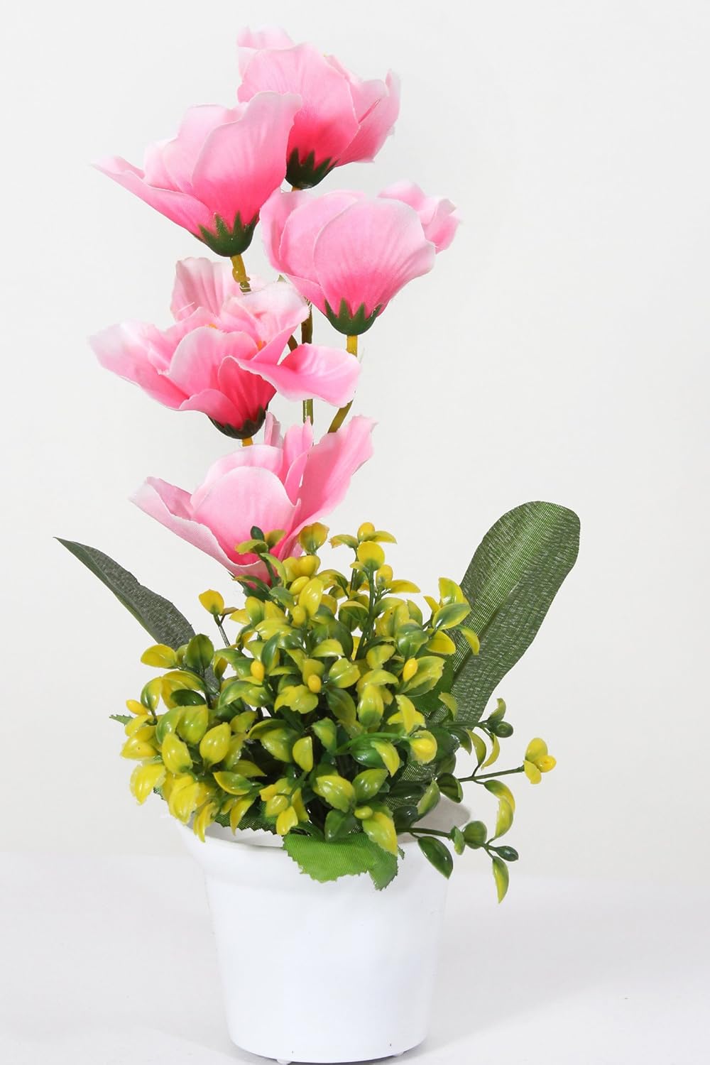 Buy Home Decor Artificial Flowers With Pot Best Quality Realistic Natural Look Faux Flower Arrangement For Home Decoration And Gifts Online At Low Prices In India Amazon In