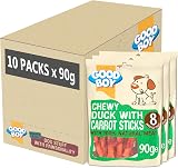 Good Boy Duck with Carrot Sticks Dog Treats 90g Case of 10