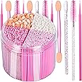 Teenitor 310PCS makeup artist kit essentials, Disposable Makeup Applicators, Marcara Wands Lip Applicators Disposable,Microswabs, Eyeshadow Applicators, Artist Supplies for Makeup with Storage Box