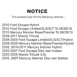 SIM Front Rear Semi-Metallic Brake Pads Kit