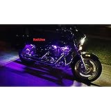 Pink/Purple LED Neon Motorcycle Lighting Kit