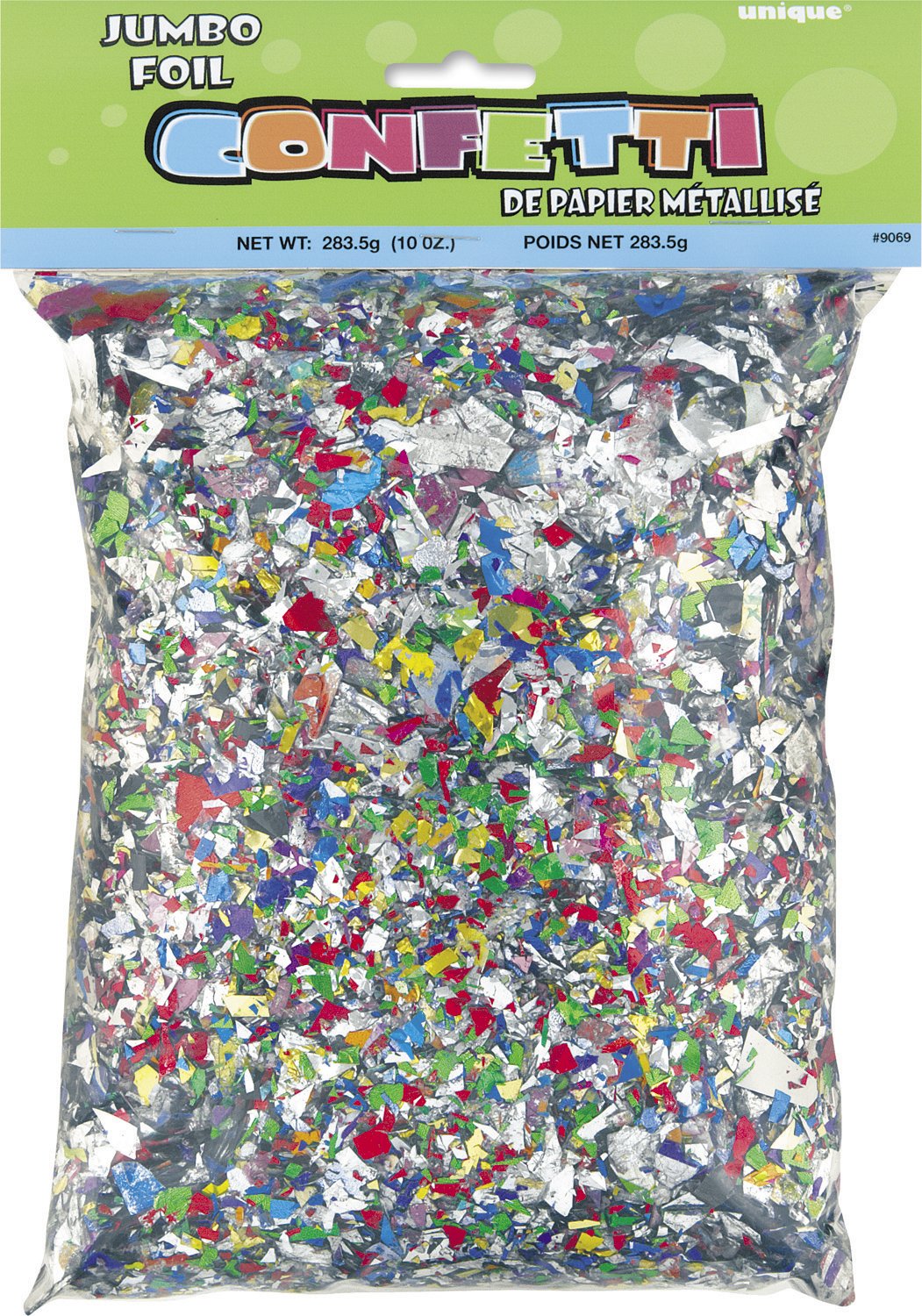 Unique Party 9069 Jumbo Multi Coloured Foil Confetti Amazon.co.uk