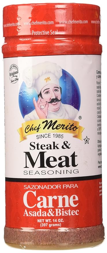 Chef Merito Carne Asada Meat Seasoning 