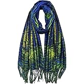VENVSBEE Art Print Scarf for Women Van Gogh Scarf Best Gift Soft Warm Shawl Wrap Pashmina Rave