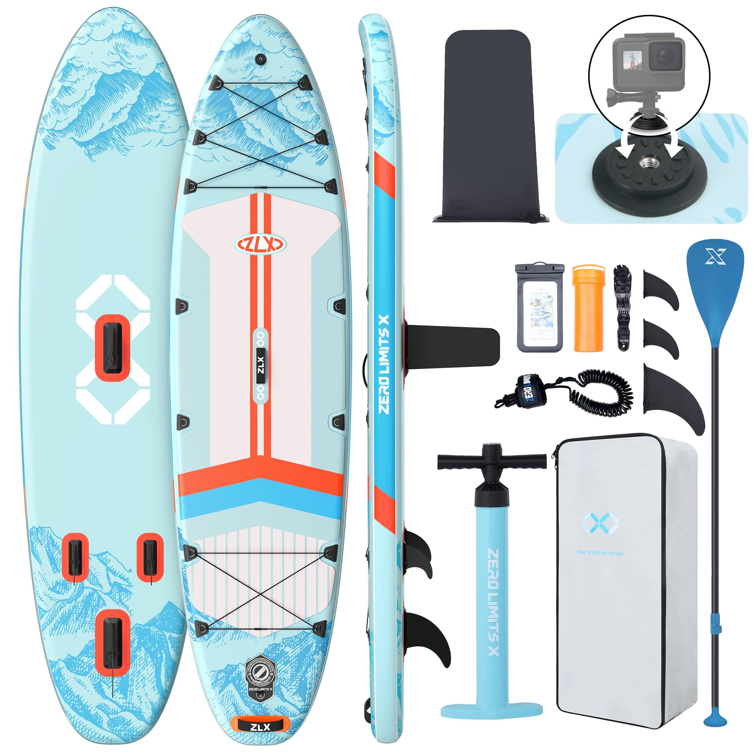 ZLX 11'6" Extra Wide Inflatable Stand Up Paddle