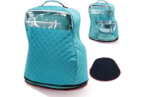 BAGSPRITE Stand Mixer Cover with Appliance Sliders Compatible with KitchenAd Mixer 6/7/8 Quart with Pockets for Kitchen Ad Accessories and Attachments