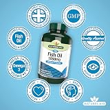 Natures Aid Fish Oil 1000mg Omega 3 180 Capsules High Strength EPA DHA view 4