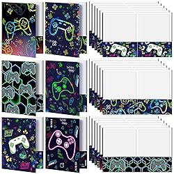 Kosiz 12 Pcs 9x12 Boy Video Game 2 Pocket
