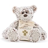 DEMDACO Blessing Mini Giving Bear Brown 8.5 inch Plush Polyester Fabric Stuffed Animal