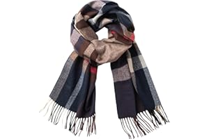CALVIN & OLIVIA Lightweight Ultra-Soft Scarf - Perfect Holiday Gift for Men & Women