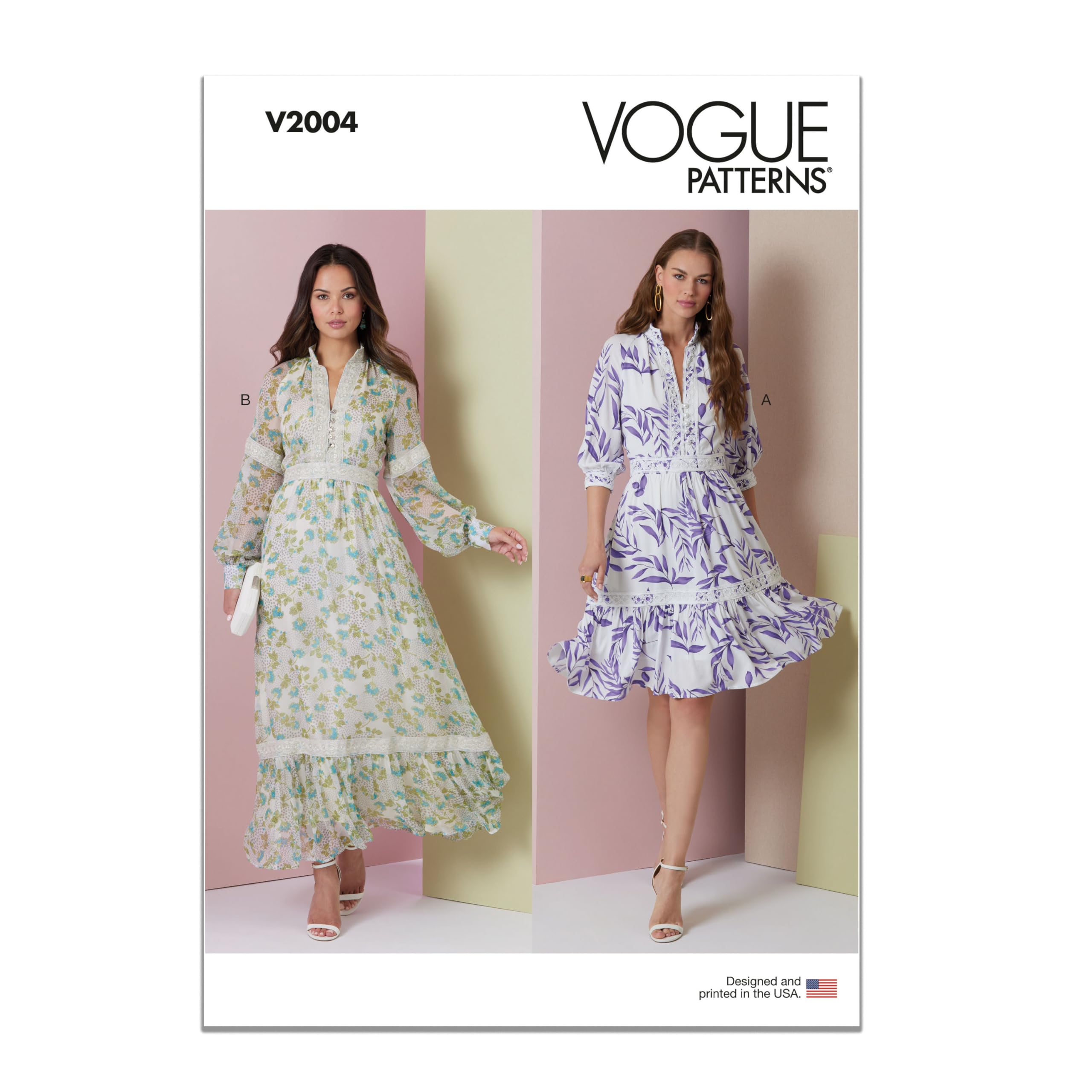 Vogue V2004Y5 Misses' Dress in Two Lengths Y5 (18-20-22-24-26)