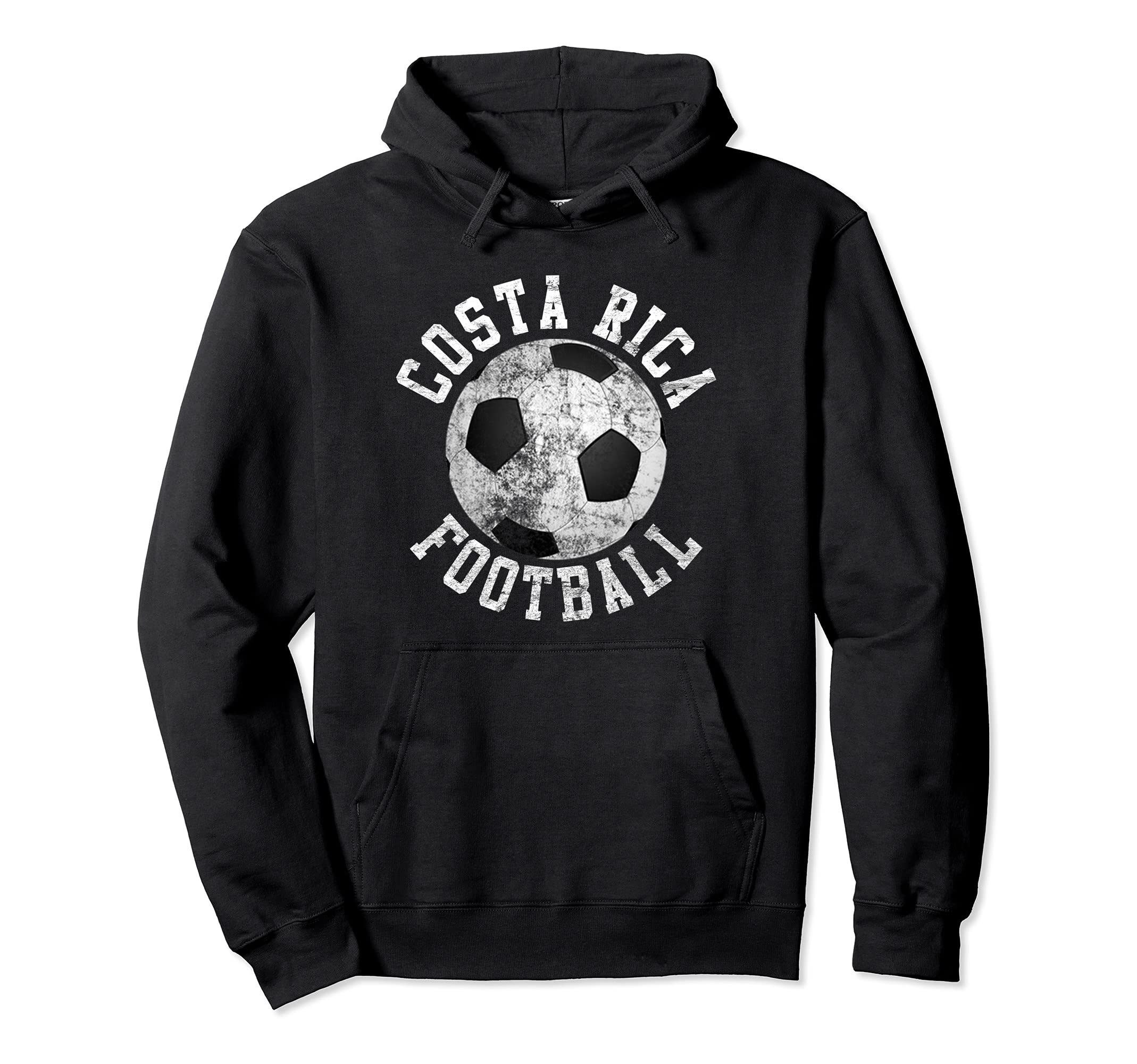 Vintage Costa Rica Football Pullover Hoodie