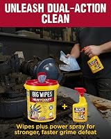 Big Wipes Heavy Duty Pro+ Hand Wipes 240 Dispenser Bucket Dual-Sided view 6