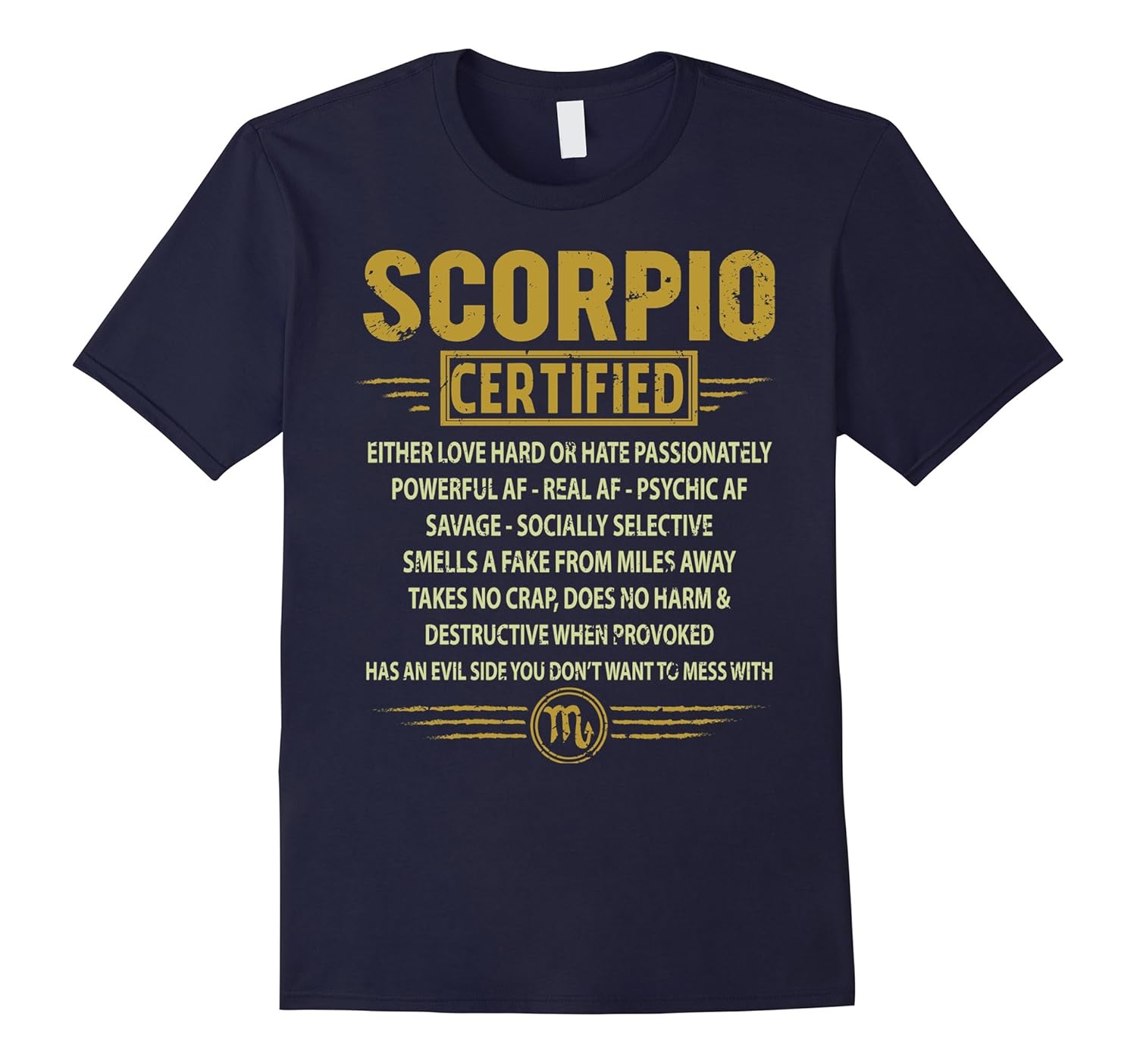 Scorpio Certified T-Shirt-Rose