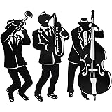 Jazz Trio Silhouettes (3/Pkg)