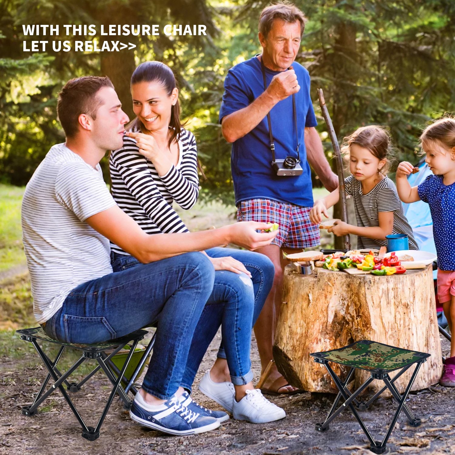 Poit Mini Folding Camping Stool Fishing Chair