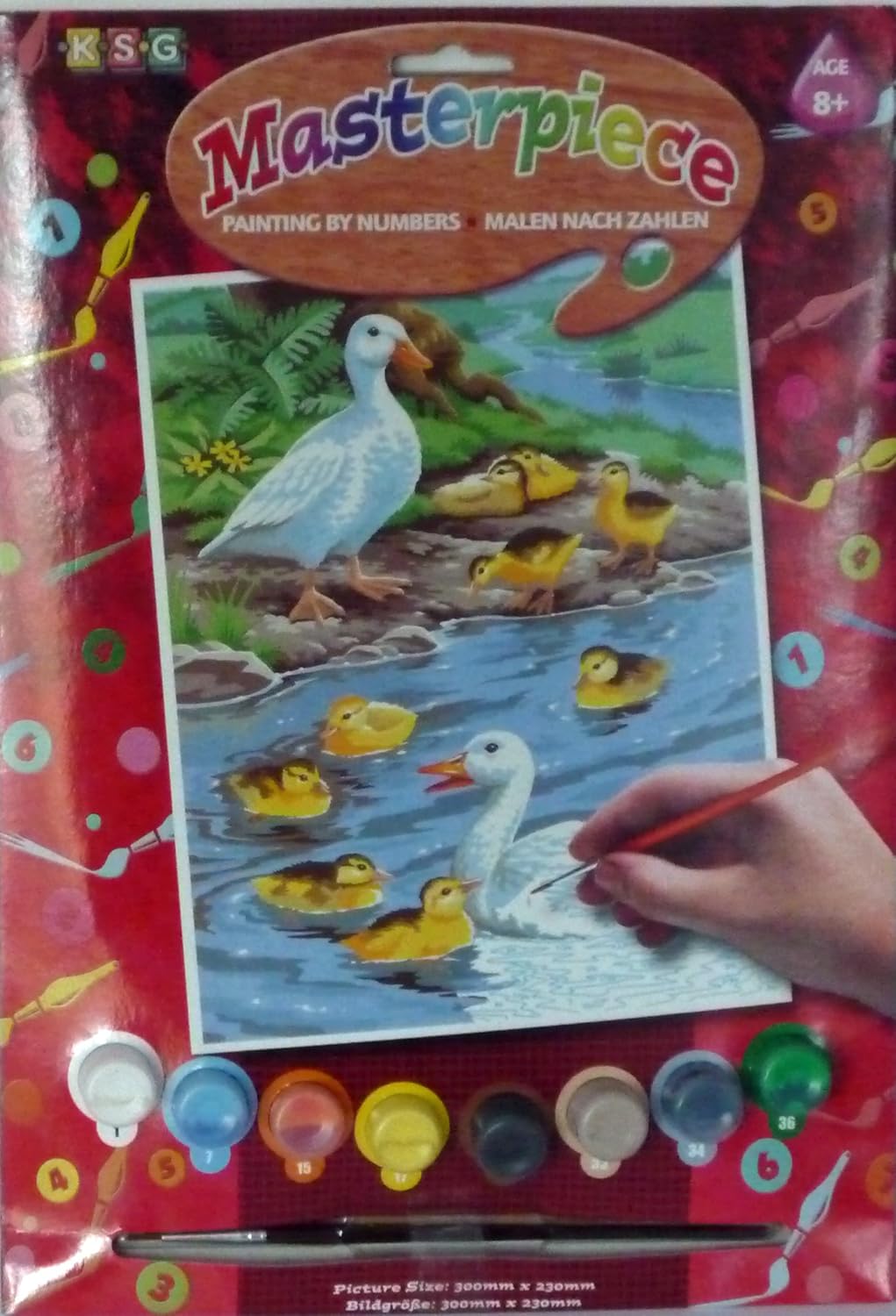 KSG 0034 Masterpiece Junior Paint by Numbers Ducks Amazon.co.uk